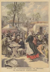 Öffentliches Fest zur Feier der Krönung von Zar Nikolaus II. von Russland